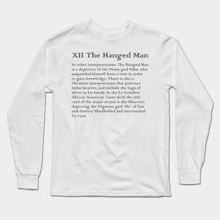 The Hanged Man Tarot Arcana meaning Long Sleeve T-Shirt